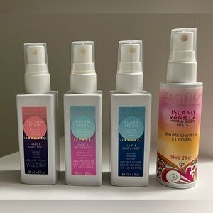 Moving Sale! Pacifica Hair & Body Mists Moon Mood (4) 2oz Sprays